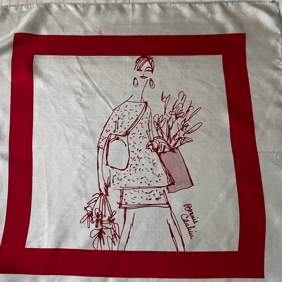Vintage Bonnie Cashin/Coach Collaboration Graphic Silk Scarf - Picture 1 of 16